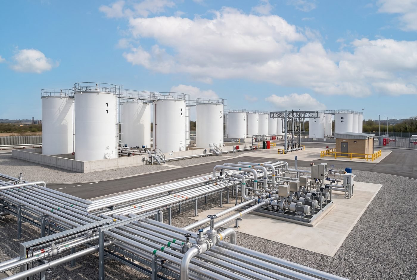 Terminal penyimpanan bahan bakar solar industri
